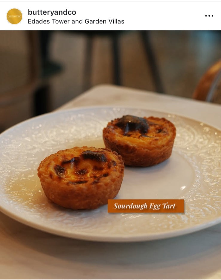 Sourdough Egg Tart