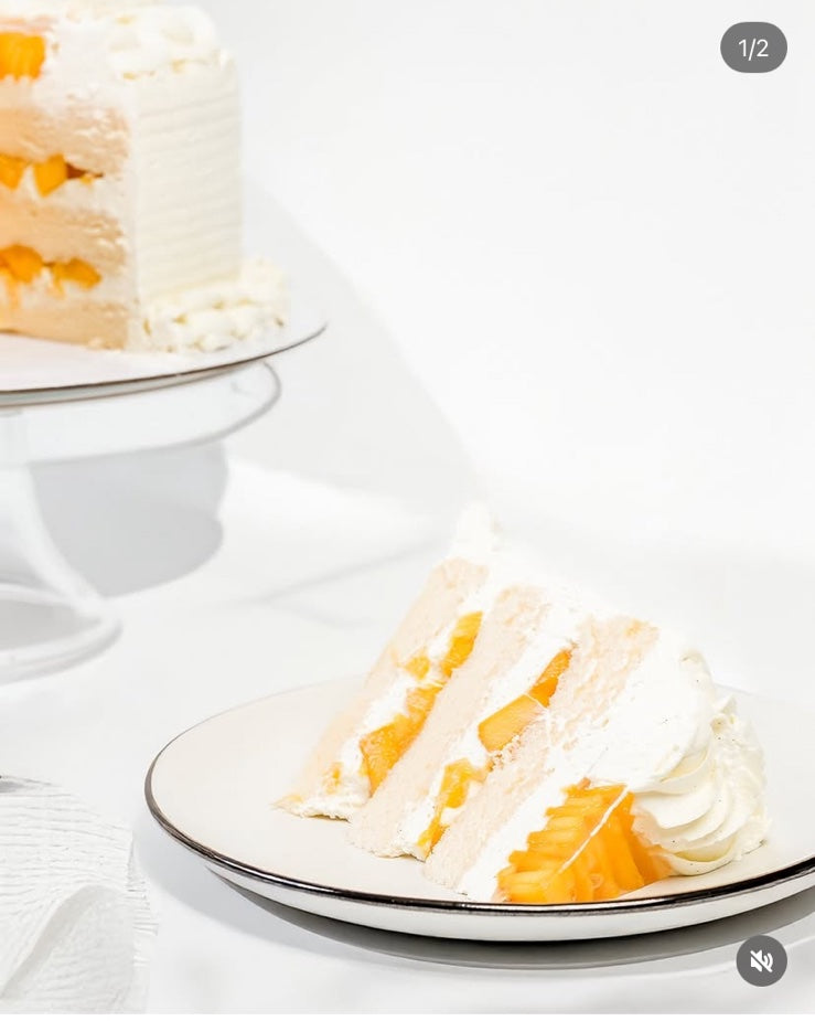 Mango Cream Cake